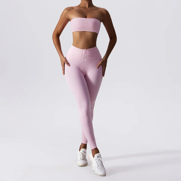 Yoga Set Women's Tracksuit Sportswear Workout Clothes Athletic Wear Gym Push Ups Legging Fitness Bra Sports Suits Athletic Wear