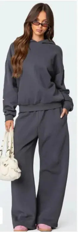 Casual Sports Two-piece Track Suit Set