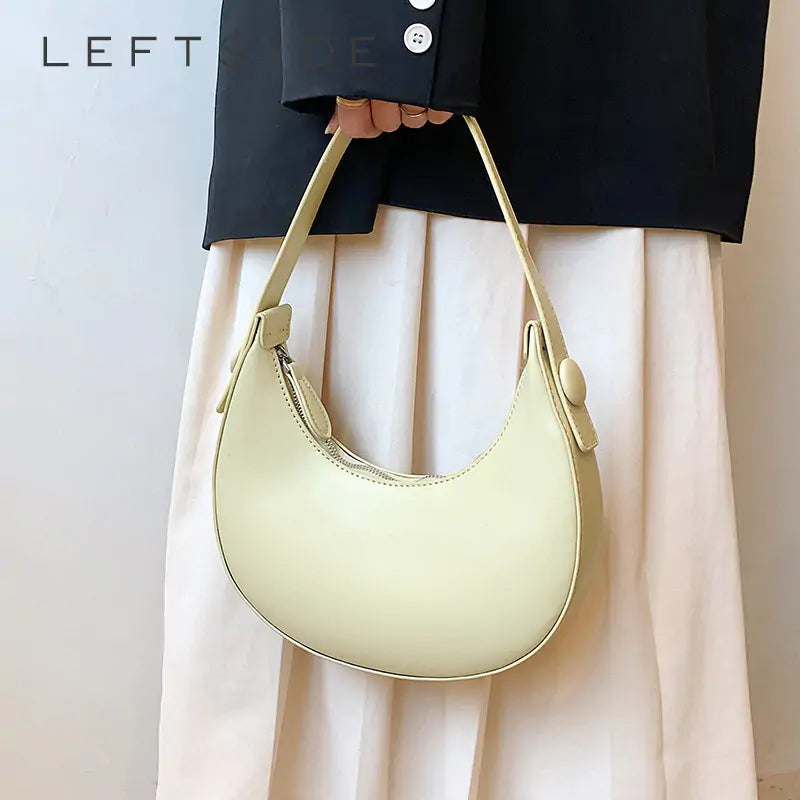 Cute Leather Hobo Shoulder Bag