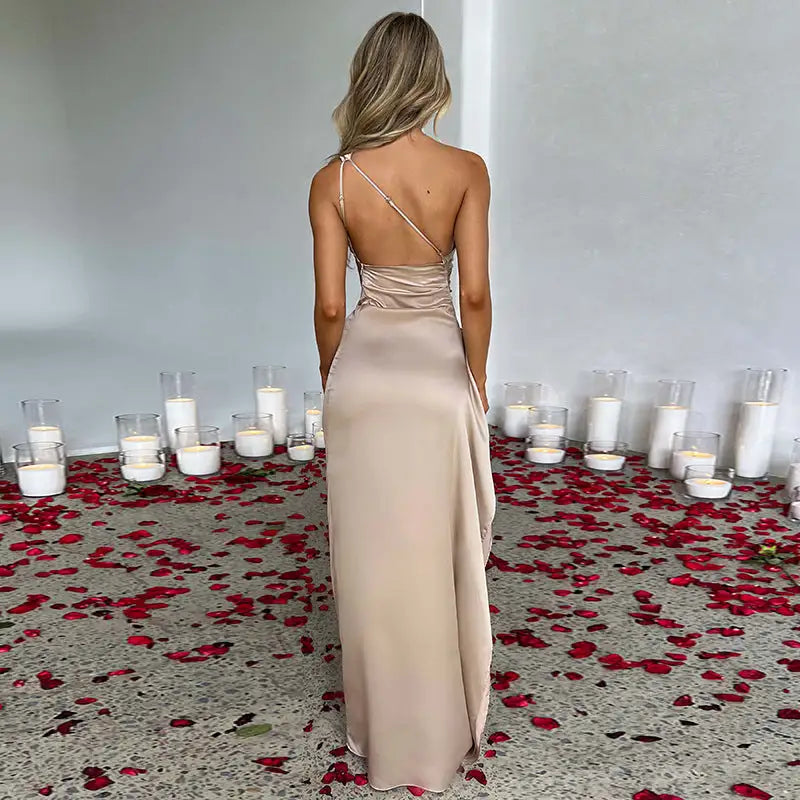 Satin Maxi Dress