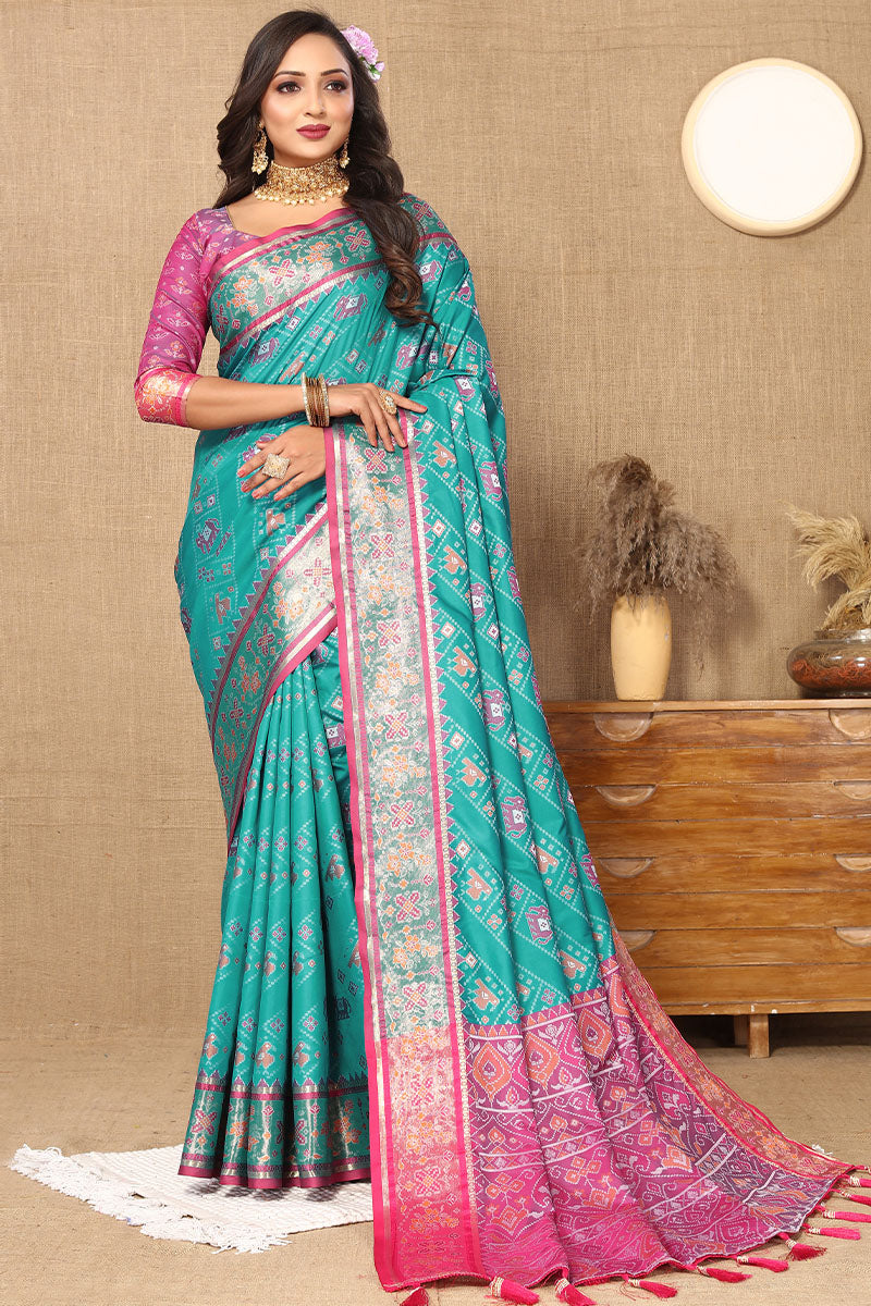 Redolent Friozi Soft Banarasi Silk Saree With Sumptuous Blouse Piece