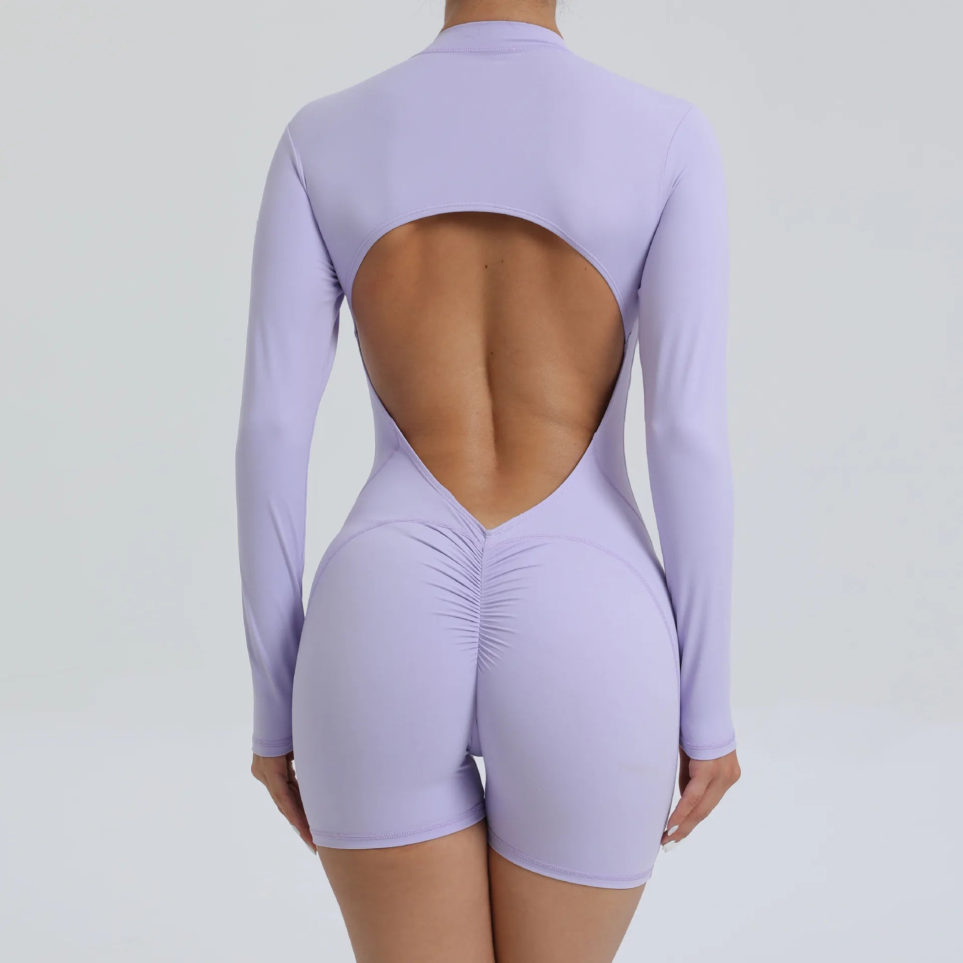 ZipFlex Long-Sleeve Athletic Jumpsuit