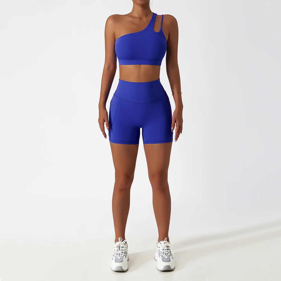 Scrunch Workout Suit Women Two-Piece Yoga Suit Sportswear Gym Set Women Tracksuit Running Yoga Clothes Sports Bra Fitness shorts