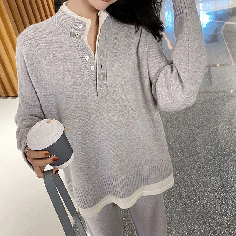 Casual Comfort Sweater Set